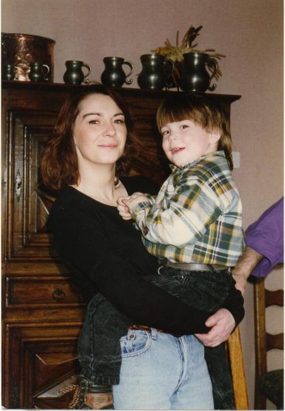 ma mère et moi (3ans)